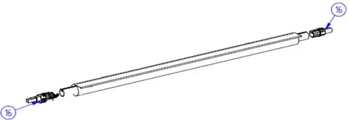 Tuchrollenendkappen-Satz - Thule Ersatzteil Nr. 1500602611 - passend zu Thule Omnistor 6200 / 6300