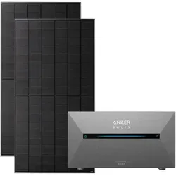 Anker SOLIX 1000W Balkonkraftwerk Solarbank Pro 2 mit 2×500W SolarSpace Modulen, Halterung optionalohne Halterung