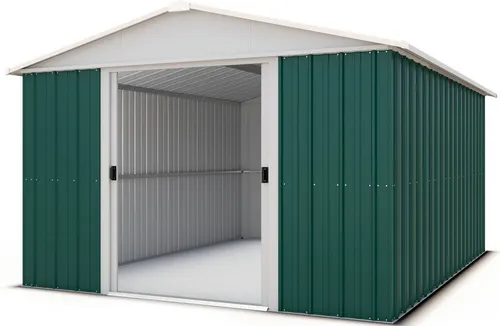 YARDMASTER Gerätehaus Bayern 1013 in grün von YARDMASTER