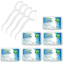 Zahnseide Sticks Einwegzahnseide 300 Stück - Praktische Zahnseide Sticks mit 2-in-1-Funktion als Interdentalbürste und Zahnstocher. Ideal für die gründliche Reinigung zwischen den Zähnen und für unterwegs – inkl. 6 tragbaren Etuis. Hochwertige Verarbeitung für einfache Handhabung.