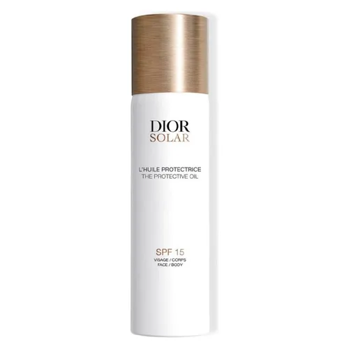 DIOR Solar Sonnenöl SPF 15 - Schützendes Sonnenspray für Damen - Leichtes Sonnenschutzöl mit 360°-Sprühapplikator für gleichmäßigen Schutz vor UVA/UVB-Strahlen und eine schöne, hydratisierte Bräune.