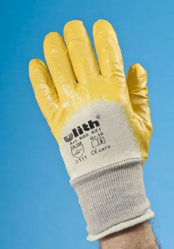 25x Nitril Arbeitshandschuhe Größe: 10 Farbe: gelb