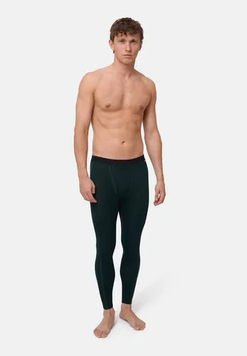 MERINO FUNKTIONSHOSE FÜR HERREN - Atmungsaktive Thermo-Leggings - Dunkelgrün - M - Funktionsunterwäsche aus technischer Merinomischung für optimale Temperaturkontrolle und Feuchtigkeitstransport, ideal für Outdoor-Aktivitäten und gemütliche Stunden.