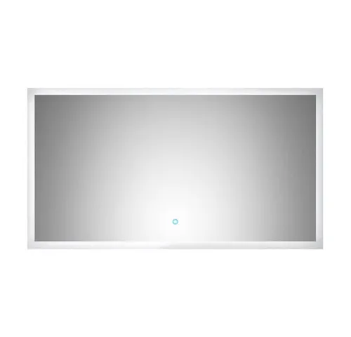 Lomadox Badspiegel LLED-02, LED Spiegel 120 cm mit Touch Bedienung