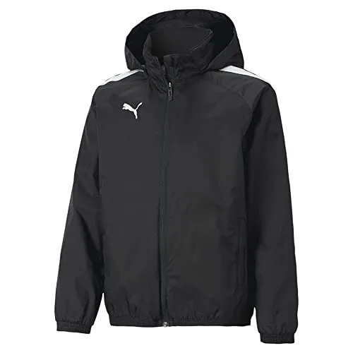 PUMA Unisex Kinder Teamliga All Weather JKT Jr Sweater - Sportjacke mit dryCELL-Technologie für optimalen Feuchtigkeitstransport, ideal für aktive Kinder beim Sport und Spiel.