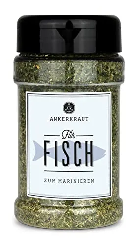 Ankerkraut Für Fisch, zuckerfrei, mit Zwiebel, Knoblauch und Pfeffer, 230 g im Streuer