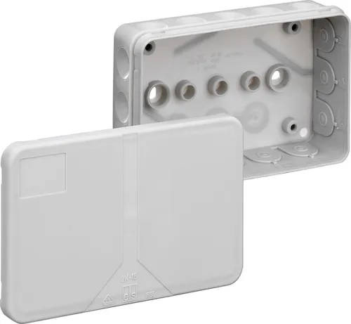 SPELSBERG Verteilerbox 34691601 - Verbindungsdose in Grau, robustes Kunststoffmaterial und sicherheitsrelevantes Bauteil für Fachhandwerker