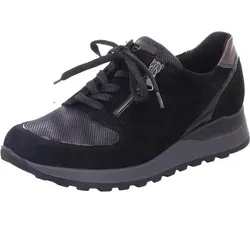 Waldläufer Damen Komfort Schnürschuhe 31383631303732 Schwarz 37 EU