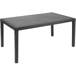 Xxxl Gartentisch Anthrazit 150x90 cm