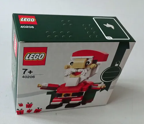 Lego® 40206 - Weihnachtsmann, 155 Teile für kreative Weihnachtsfreude - LEGO Set 40206, 155 Teile, ideal für Kinder ab 7 Jahren. Fördert die Kreativität und sorgt für festliche Stimmung in der Weihnachtszeit.