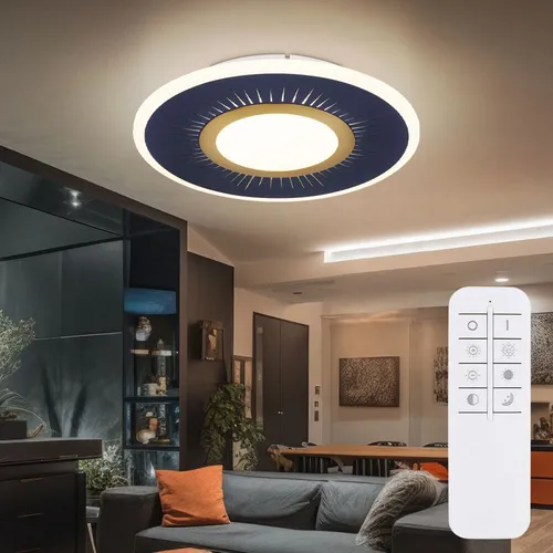 Moderne Deckenlampe mit Fernbedienung