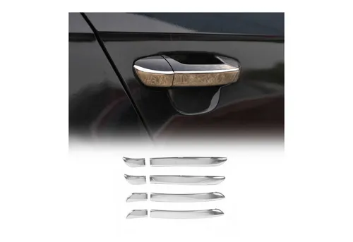 OMAC Abdeckkappe Türgriff für VW Passat Limousine (362) - Türgriffe Zubehör, selbstklebende Edelstahl-Abdeckkappe für eine elegante Optik und perfekten Schutz der Heckklappe.