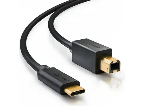 deleyCON deleyCON 0,5m USB C Kabel Datenkabel USB 2.0 USB-B zu USB-C Computer Tintenstrahldrucker