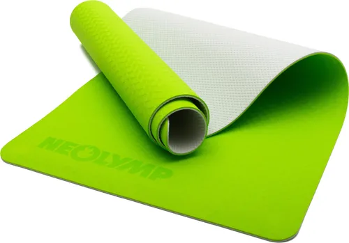 NEOLYMP Yogamatte rutschfest mit Tragegurt - Sportmatte, umweltfreundlich und leicht, ideal für Yoga, Pilates und Fitness. Inklusive E-Book mit Übungen für Anfänger und Profis.