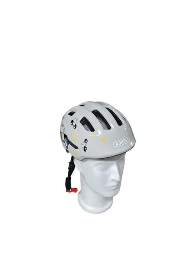 ABUS Kinderhelm Smiley 3.0 - Sicherer Fahrradhelm für Kinder mit Zopfplatz - Fahrradhelm für Kinder mit tiefer Passform und schlagfester Außenschale. Ideal für Sicherheit und Komfort, auch für Zopfträger*innen.
