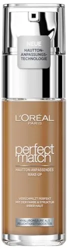 L'Oréal Paris Make up, Flüssige Foundation mit Hyaluron und Aloe Vera, True Match Make-Up, Nr. 8R/8C, 30 ml