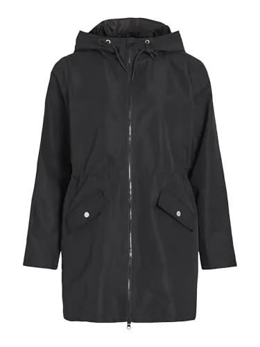 Vila VITALLY L/S Water Repellent Jacket-NOOS - Funktionsjacke für Damen, wasserabweisend mit Kapuze und praktischen Seitentaschen, ideal für wechselhaftes Wetter.