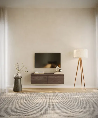 Selsey TV-Schrank BEMMI - Minimalistisches Hängendes TV-Möbel - TV-Halterungen mit cleverem Stauraum – das Hängeboard BEMMI überzeugt durch sein modernes Design und die flexible Wandmontage, die Platz spart und für Ordnung sorgt.