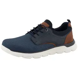 Modischer Romika Sneaker in Navy-Braun, Gr. 41 - Stylisher Freizeitschuh aus hochwertigem Lederimitat, ideal für Alltag und Freizeit.