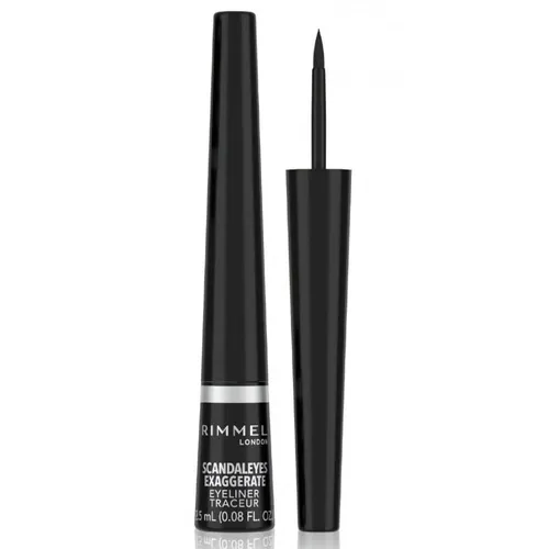 Rimmel Scandaleyes Exaggerate Liquid Eyeliner - 001 Schwarz