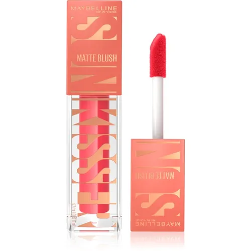 MAYBELLINE NEW YORK Sunkisser Matte flüssiges Rouge mit Matt-Effekt Farbton 30 Pink Mirage 4.7 ml