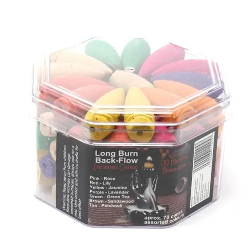 Ancient Wisdom Long Backflow Incense Cones