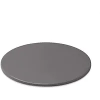 Glasierter Pizzastein 18412, Ø ca. 36cm grau - Runder Pizzastein aus glasiertem Steinzeug, ideal für knusprige Pizzaböden und perfekte Backergebnisse.