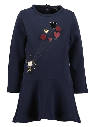 Blue Seven Sweatkleid in Dunkelblau, Größe 92, Blau, Kinder von Blue Seven