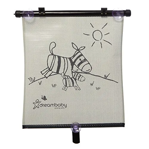 Dreambaby F237 Auto-Fensterblende Sonnenschutz Auto Sonnenblende (36 x 48cm) Zebra