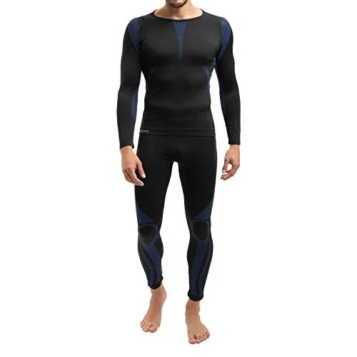 celodoro Thermohose Herren Ski- & Thermo Funktionswäsche Set - Thermohosen für Herren: Atmungsaktive Ski- und Snowboardunterwäsche, ideal für Winterurlaub und Freizeit, mit nahtloser Verarbeitung für optimalen Tragekomfort.