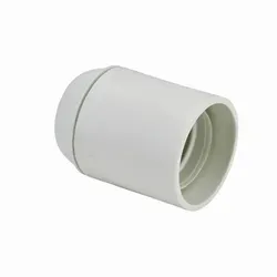 Pvc-fassung Für E27, Glatter Mantel 100mm 150w