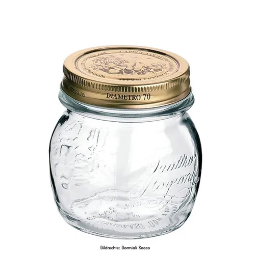 Einmachglas 25cl m. Deckel Quattro Stagioni