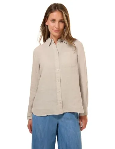 Cecil Damen B345377 Bluse, Pumice Beige, M von CECIL