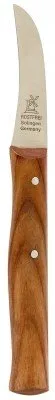 Windmühlenmesser Vogelschnabel +Plus in Kirsche (Messerstahl: Chrom-Molybdän-Vanadium-Stahl (rostfrei))