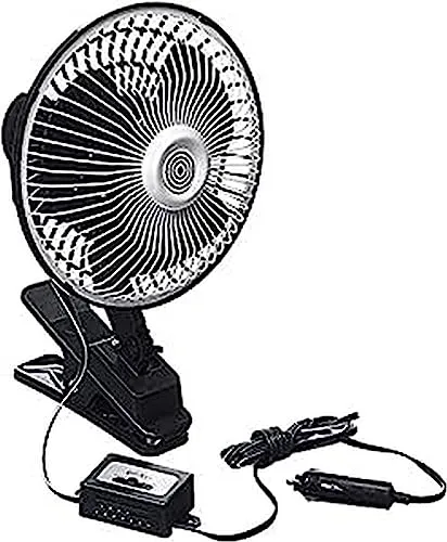 All Ride 72227 Auto/LKW-Ventilator, Schwarz - Wohnmobilventilatoren, universell passend für optimale Luftzirkulation im Fahrzeug