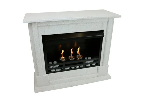 Kaminbau Mierzwa Echtfeuer-Dekokamin Rafael Premium – Flexibel & stilvoll - Eleganter Gelkamin in individueller Farbwahl, ohne Strombedarf. Genießen Sie die Atmosphäre mit Bio-Ethanol, ideal für gemütliche Abende.