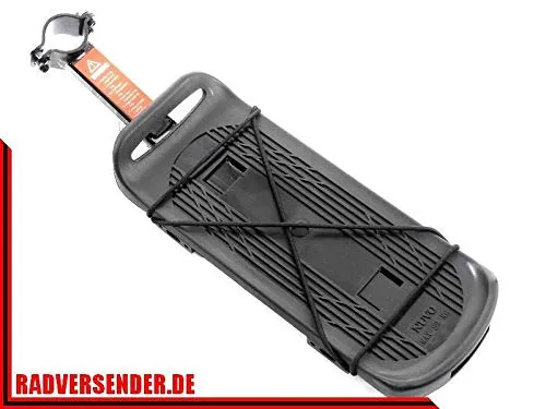 Fahrrad Gepäckträger Sattelstützen Montage MTB Mountainbike mit Spanngurt Black