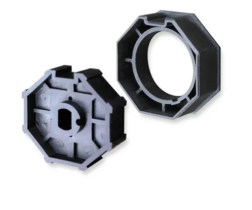Schellenberg 27700 Adapter Set für 70er Wellen Achtkantwelle 70mm Durchmesser