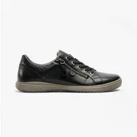 Josef Seibel Caren 12 Sneaker schwarz 38 EU - Hochwertige Leder-Sneaker in Schwarz, mit herausnehmbarer Innensohle und 3 cm Absatzhöhe. Ideal für einen lässigen Look und optimalen Tragekomfort.