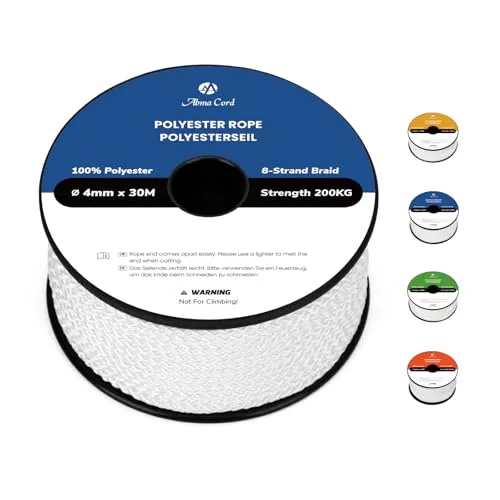 Ketten, Drähte & Seile Weiß von Abma Cord