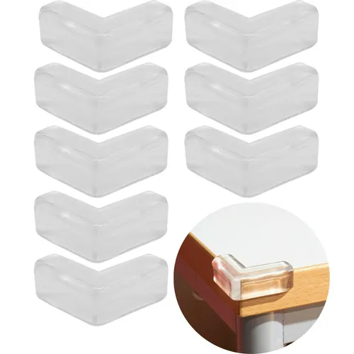 8x Kantenschutz Eckenschutz Baby Schutz Tisch Möbel Kinder Ecken Kanten Gummi