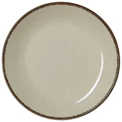 6x Flache Teller 21 cm SMILLA Sand / beige - Beige von WAS