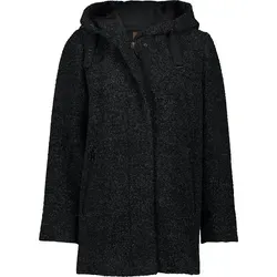 Gil Bret Wolljacke mit Kapuze schwarz 42 EU - Funktionsjacke mit Kapuze, wärmend und pflegeleicht – ideal für kalte Tage und lässige Outfits
