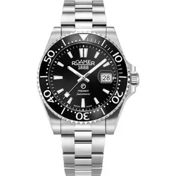 Herrenuhr ROAMER 986983 41 85 20 aus Edelstahl, sportlich, geeignet zum Schwimmen.