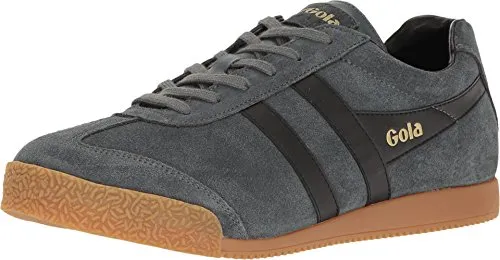 Gola Harrier Suede Sneaker grau 41 EU - Sneaker aus hochwertigem Wildleder, sportlicher Stil mit Gola Logo-Print, ideal für lässige Outfits und den täglichen Gebrauch.