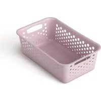 ProHome Aufbewahrungskorb 2L Rosa 25 x 16 cm 1 Stück