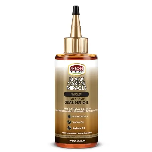 African Pride Black Castor Miracle Hair & Scalp Sealing Oil