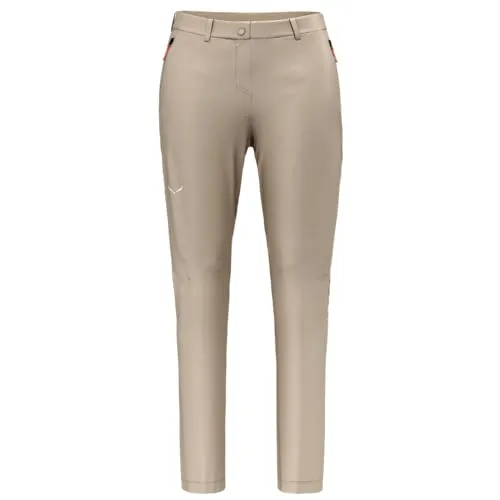 Salewa Women's Puez Talvena DST Pant - Bequeme Trekkinghose für Damen in Größe 34 - Damen-Wanderhose aus strapazierfähigem Durastretch-Material, perfekt für Trekking-Abenteuer. Farbe: Beige/Braun, Größe 34 - Regular. Entdecken Sie weitere tolle Salewa-Angebote bei Bergfreunde.de!