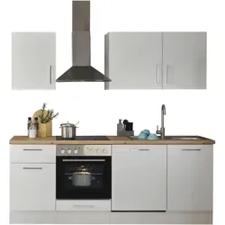 Mid.you Küchenleerblock in Weiß und Eiche Artisan - Küchenzeilen mit 1 Schublade, seitenverkehrt montierbar und höhenverstellbaren Füßen – ideal für individuelle Küchenlösungen.