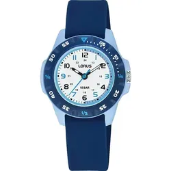Lorus Kinderuhr Kids RRX61JX9 - Armbanduhren für Kinder, farbenfrohe Kunststoffuhr in Blau, ideal für kleine Abenteurer und gleichzeitig robust und leicht.